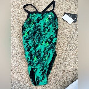 TYR One piece Dark Green Women’s Swimsuit - NEVER WORN